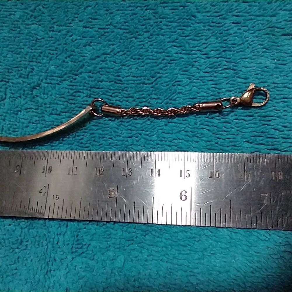 Goldtone Inspirational Chain Bar Bracelet Always Believe In Yourself Vintage